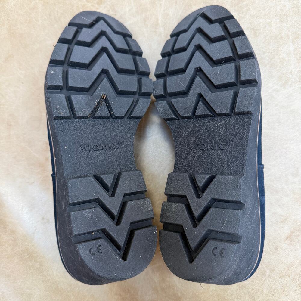 Vionic Willa Wedge Sandals – Navy Suede - Picture 12 of 14